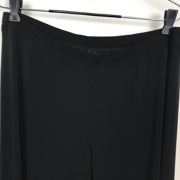 Karen Kane Black Wide Leg Black Plus Size Pants - Picture 4 of 13